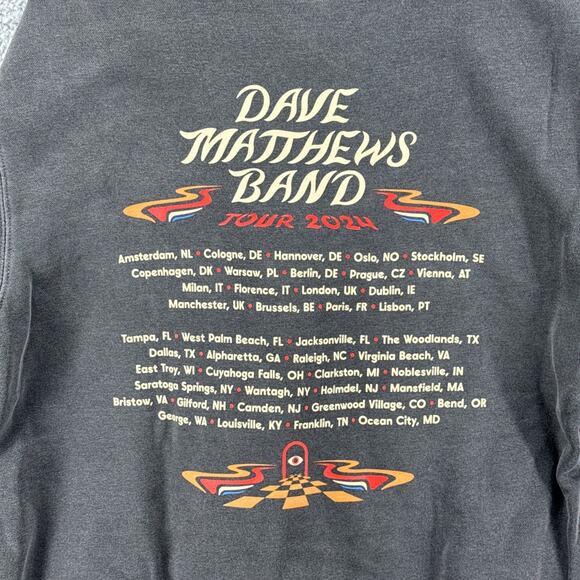 Dave Matthews Band 2024 Music Tour Crewneck Sweatshirt‎ Men's Sz Medium NEW! - Picture 5 of 5